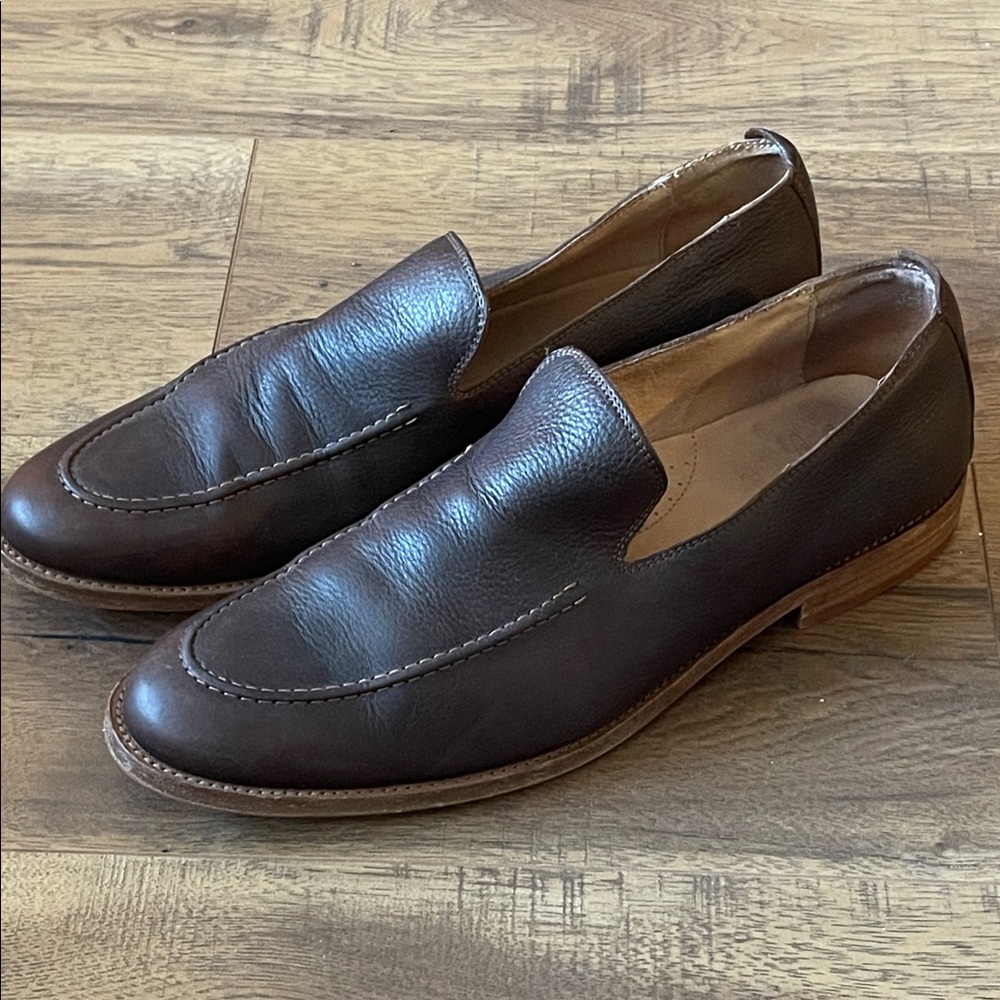Warfield & Grand Brown Leather Loafers Size 10.5